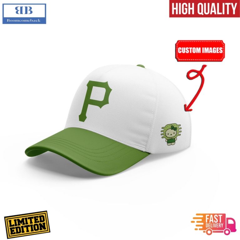 Pittsburgh Pirates x 32 Algae Hello Kitty Baseball Jersey And Cap