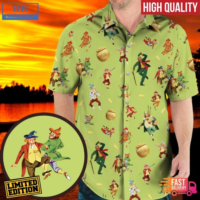 Irish Movie Darby O’Gill Characters Hawaiian Shirt