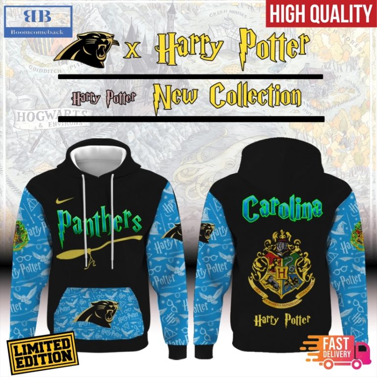 Carolina Panthers x Harry Potter All Over Print Hoodie