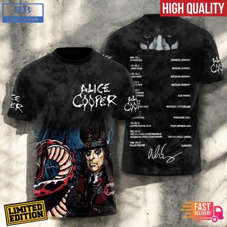 Alice Cooper All Over Print 3D T-Shirt