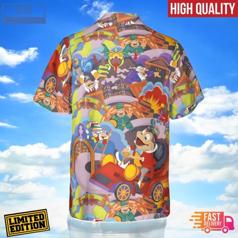 Mr Toad Wild Ride Short Sleeve Hawaiian Shirt