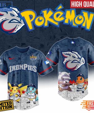 Lehigh Valley IronPigs x Pokemon Go Baseball Jersey