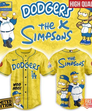 Los Angeles Dodgers x The Simpsons Premium Baseball Jersey