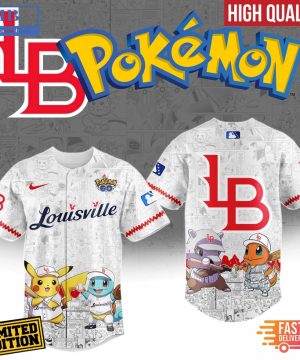 Louisville Bats x Pokemon Go Baseball Jersey