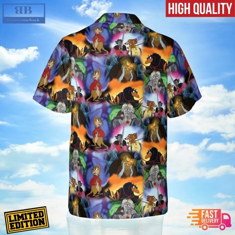 The Secret of Nimh Short Sleeve Hawaiian Shirt