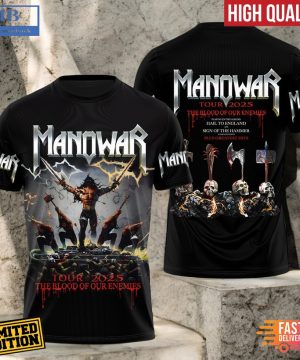 Manowar Tour 2025 The Blood Of Our Enemies Clothing