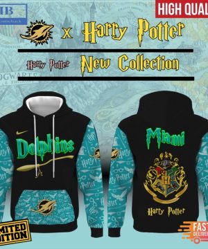 Miami Dolphins x Harry Potter All Over Print Hoodie
