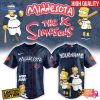 New York Mets Mix The Simpsons Heritage Custom Baseball Jersey