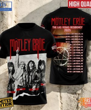 Motley Crue The Las Vegas Residency 2025 Shirt