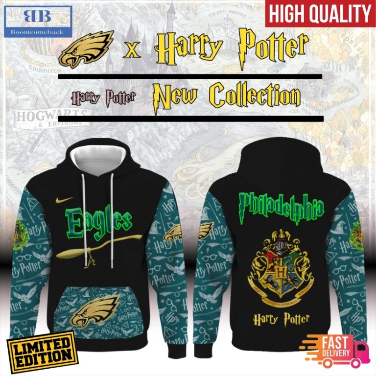 Philadelphia Eagles x Harry Potter All Over Print Hoodie