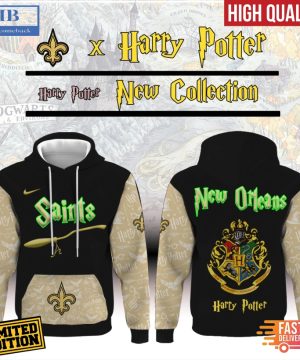 New Orleans Saints x Harry Potter All Over Print Hoodie
