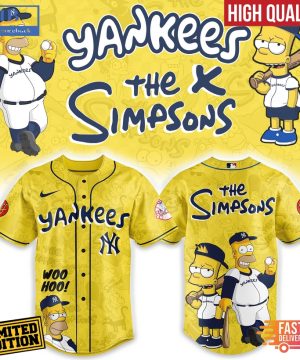 New York Yankees x The Simpsons Premium Baseball Jersey