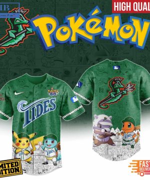 Norfolk Tides x Pokemon Go Baseball Jersey