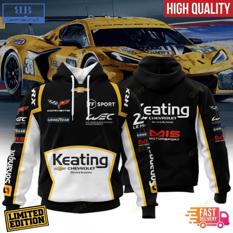 WEC 2025 TF Sport Racing Team All Over Print Hoodie