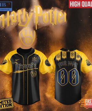Personalized Milwaukee Brewers Harry Potter Baseball Jersey Shirt