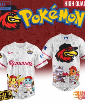 Rochester Red Wings x Pokemon Go Baseball Jersey