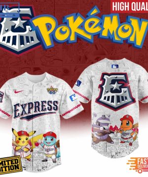 Round Rock Express x Pokemon Go Baseball Jersey