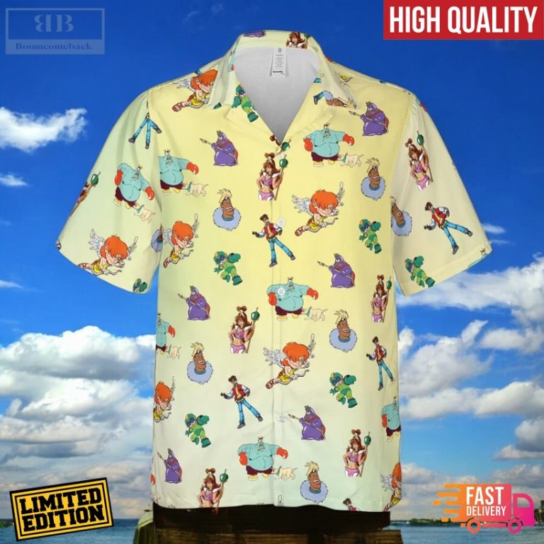 Captain N The Game Master Characters Hawaiian Shirt