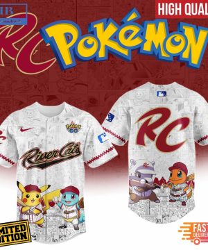 Sacramento River Cats x Pokemon Go Baseball Jersey