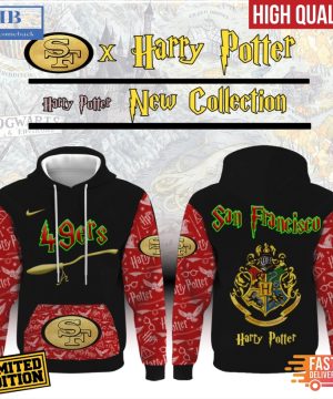 San Francisco 49ers x Harry Potter All Over Print Hoodie