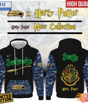 Seattle Seahawks x Harry Potter All Over Print Hoodie