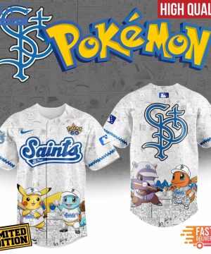St. Paul Saints x Pokemon Go Baseball Jersey