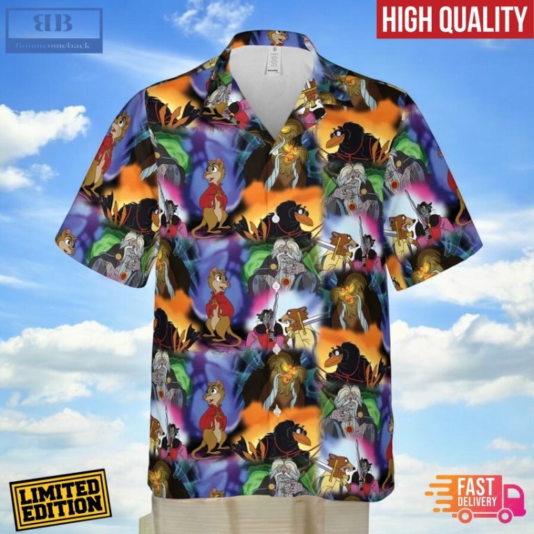 The Secret of Nimh Short Sleeve Hawaiian Shirt