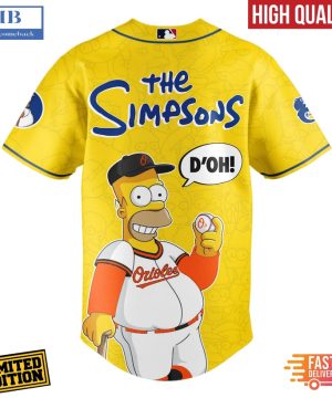 the simpsons joining baltimore orioles special baseball jersey 3 zlzUN