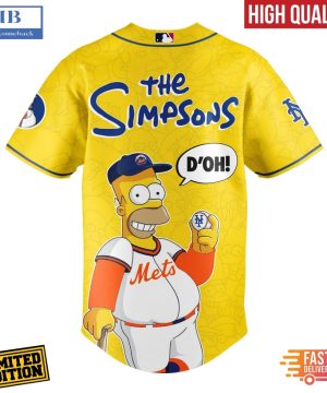 the simpsons joining new york mets special baseball jersey 3 cey0s