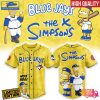 Toronto Blue Jays Mix The Simpsons Heritage Custom Baseball Jersey