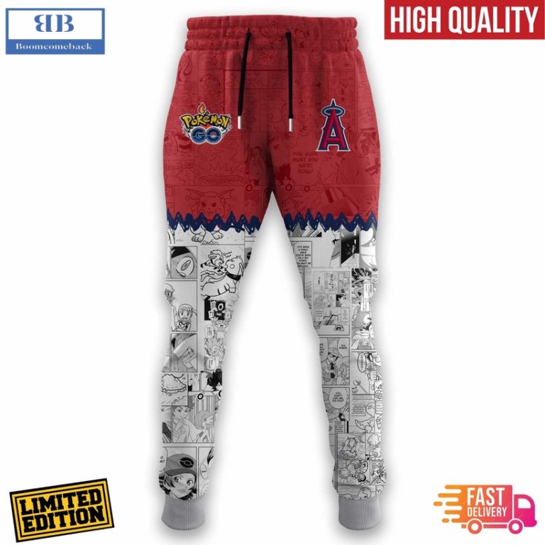 Los Angeles Angels x Pokémon Go 3D Hoodie Jersey