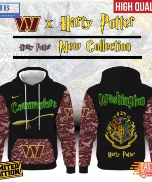 Washington Commanders x Harry Potter All Over Print Hoodie