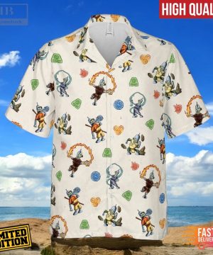 water earth fire air bender futurama hawaiian shirt 2 C6nkH