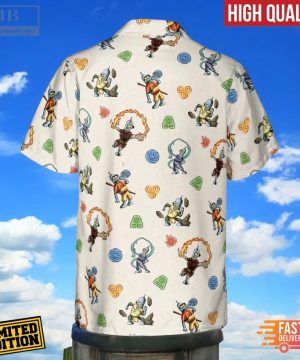 water earth fire air bender futurama hawaiian shirt 3 shSCe