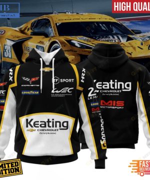 WEC 2025 TF Sport Racing Team All Over Print Hoodie
