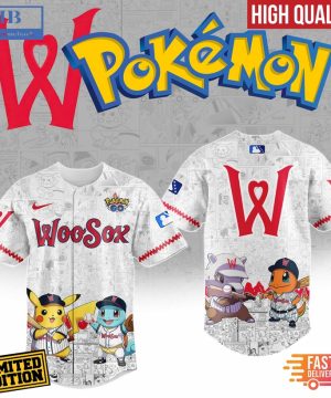 Worcester Red Sox x Pokemon Go Baseball Jersey