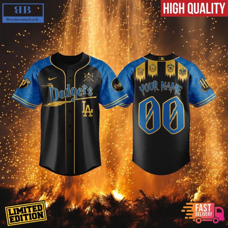 Personalized Los Angeles Dodgers Harry Potter Baseball Jersey Shirt
