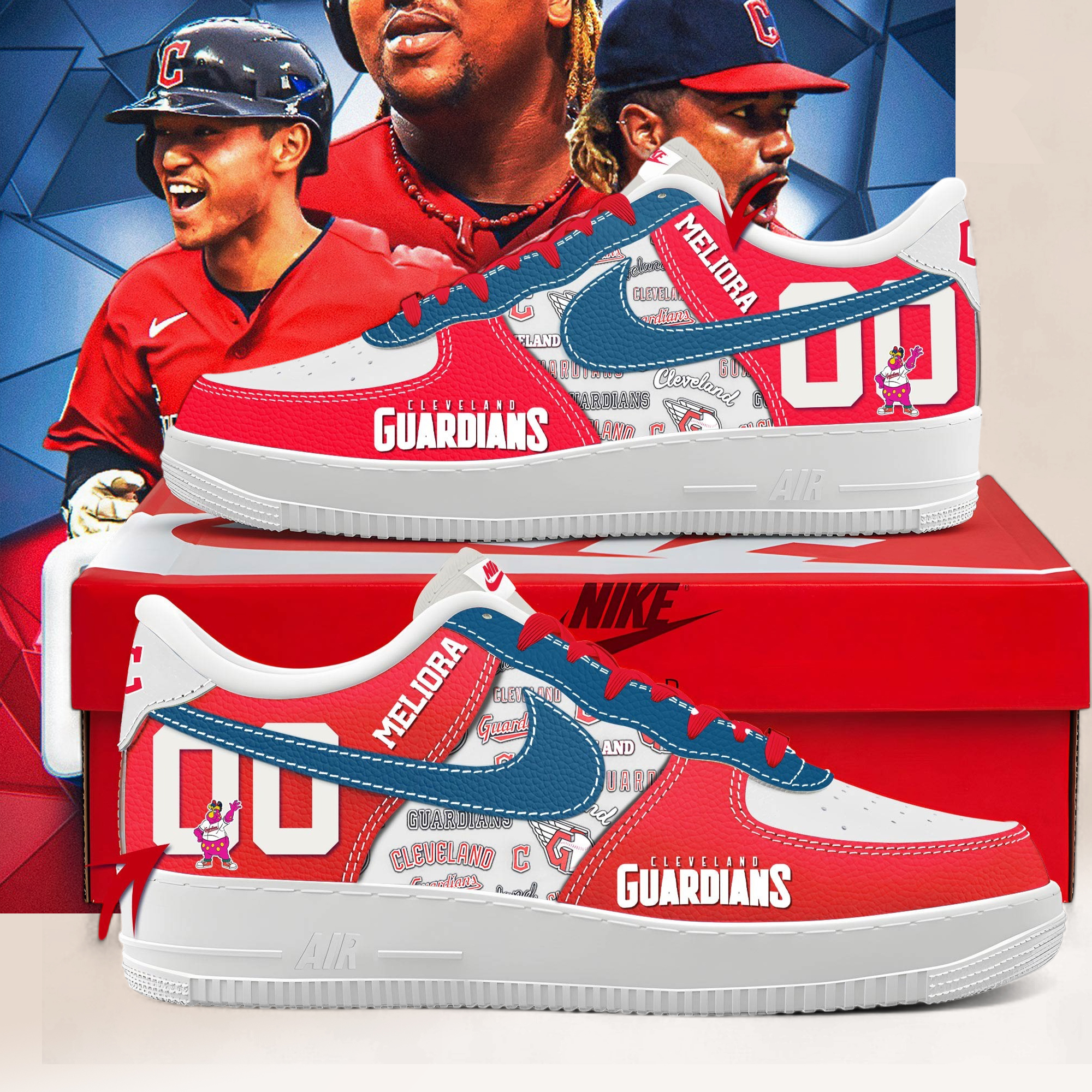 Cleveland Guardians Personalized Air Force Shoes Cleveland Guardians Personalized Air Force Shoes