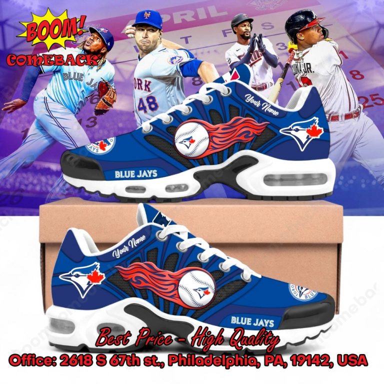 Toronto Blue Jays Custom Name Air Max Plus Shoes