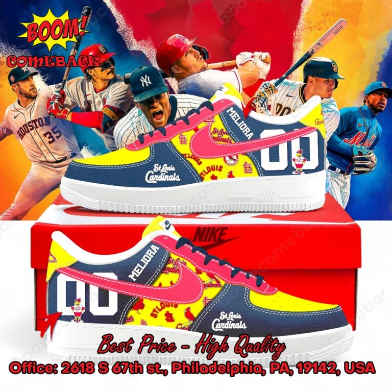 St. Louis Cardinals Custom Name Air Force Shoes