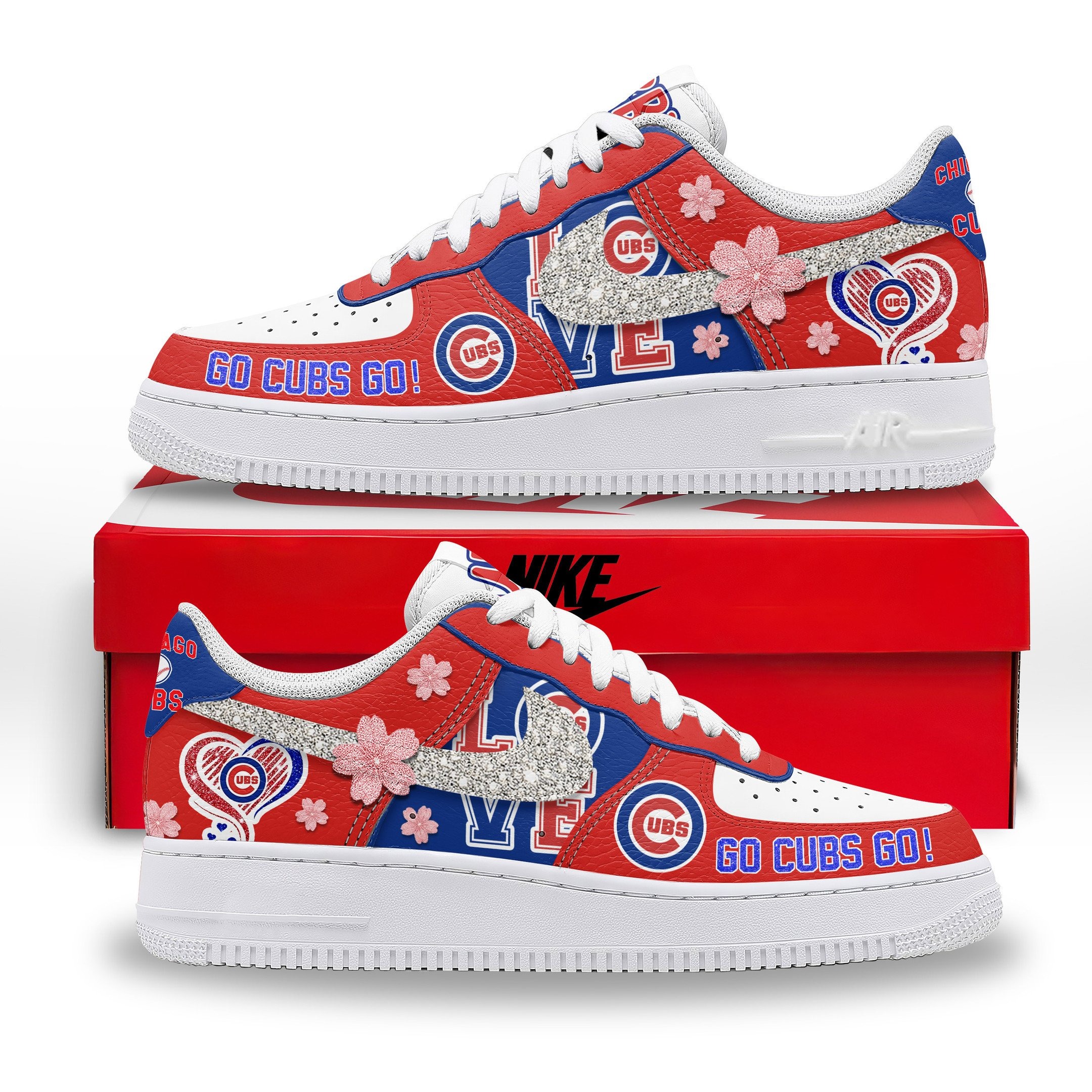 Go Cubs Go Personalized Air Force Shoes Go Cubs Go Personalized Air Force Shoes