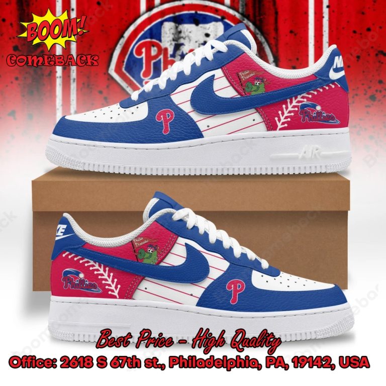 Premium MLB Philadelphia Phillies Air Force Shoes