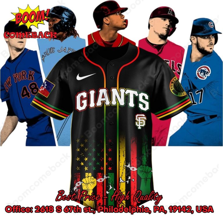San Francisco Giants Juneteenth Day Baseball Jersey