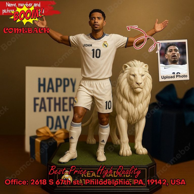 Personalized Real Madrid Fathers Forever Father Day Acrylic Plaque