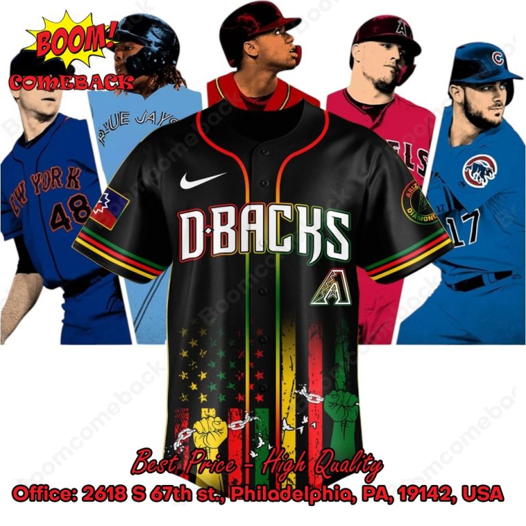 Arizona Diamondbacks Juneteenth Day Baseball Jersey