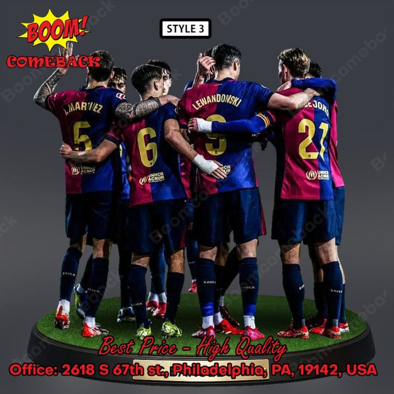 FC Barcelona La Liga Champions 202425 Acrylic Plaque