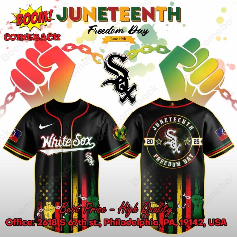 Chicago White Sox Juneteenth Day Baseball Jersey