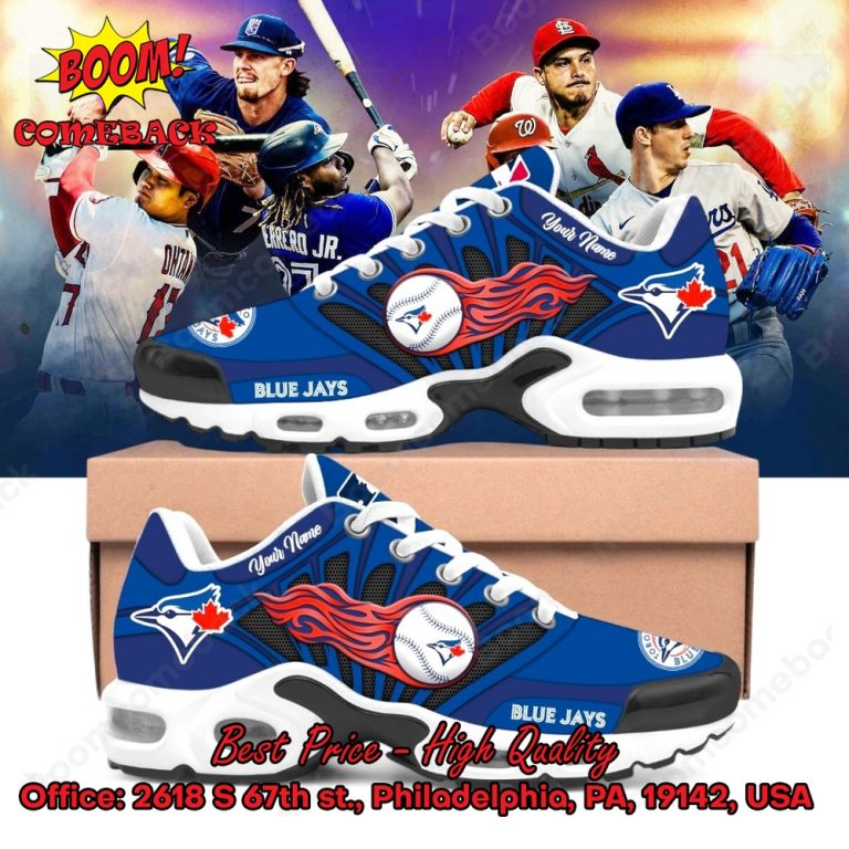 Toronto Blue Jays Custom Name Air Max Plus Shoes