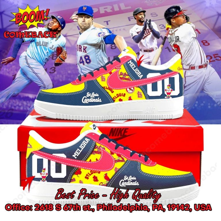 St. Louis Cardinals Custom Name Air Force Shoes