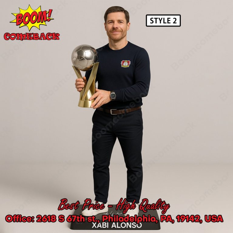 Xabi Alonso Bayer Leverkusen Acrylic Plaque